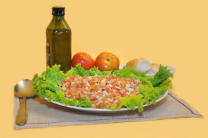 Salada de Molho à Vinagrete